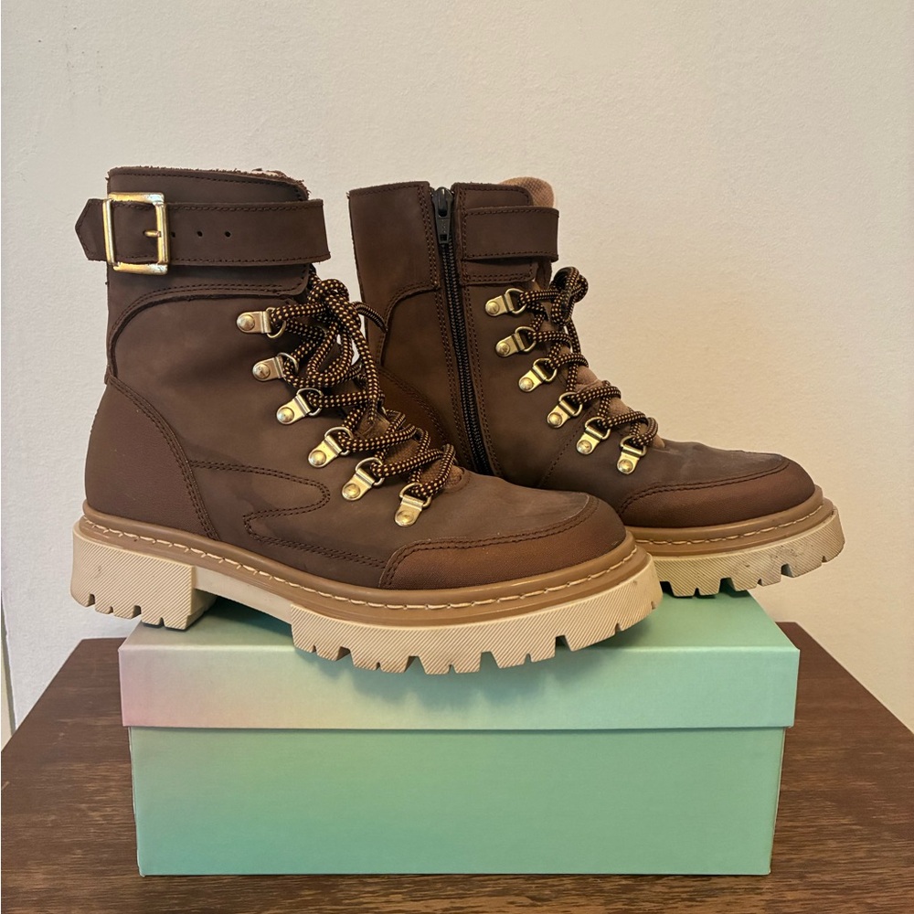 Pajar Brown Winter Combat Boots
